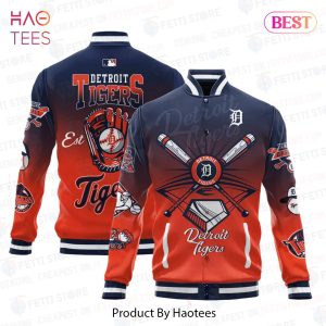 LUXURY Detroit Tigers Major League Baseball Varsity Jacket