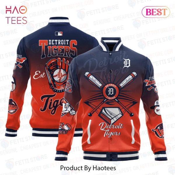 LUXURY Detroit Tigers Major League Baseball Varsity Jacket