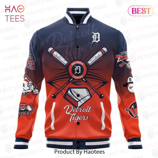 LUXURY Detroit Tigers Major League Baseball Varsity Jacket