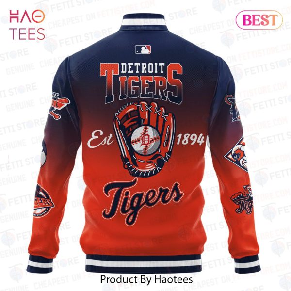 LUXURY Detroit Tigers Major League Baseball Varsity Jacket