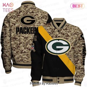 LUXURY Green Bay Packers National Football League AOP Varsity Jacket