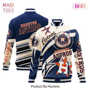 LUXURY Houston Astros Major League Baseball AOP Varsity Jacket