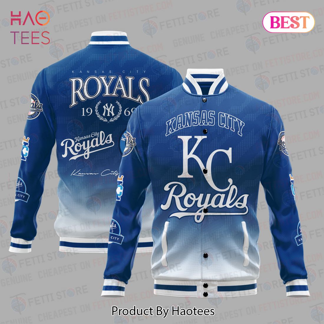 LUXURY Kansas City Royals 1969 Best MLB Vintage Varsity Jacket LUXURY Kansas City Royals 1969 Best MLB Vintage Varsity Jacket