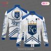 LUXURY Kansas City Royals Major League Baseball Army Forces Pattern Varsity Jacket