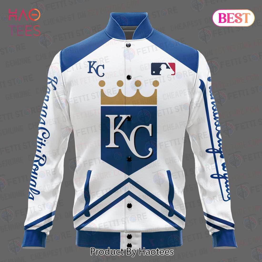 LUXURY Kansas City Royals Major League Baseball AOP Varsity Jacket LUXURY Kansas City Royals Major League Baseball AOP Varsity Jacket