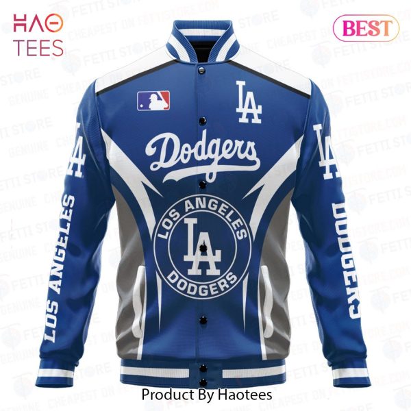 LUXURY Los Angeles Dodgers Baseball Traditional Pattern AOP Varsity Jacket