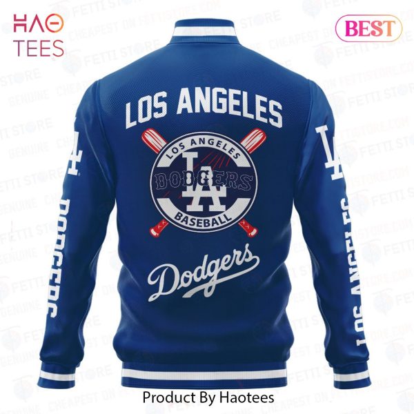 LUXURY Los Angeles Dodgers Baseball Traditional Pattern AOP Varsity Jacket