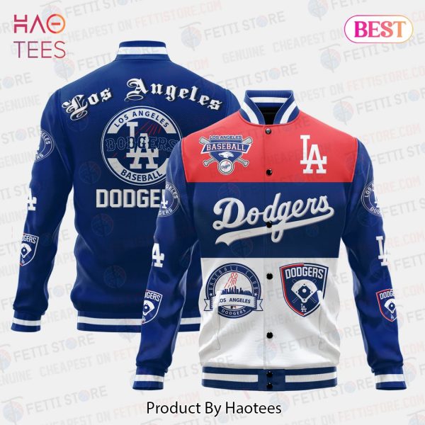 LUXURY Los Angeles Dodgers Symbol Vintage Design Varsity Jacket