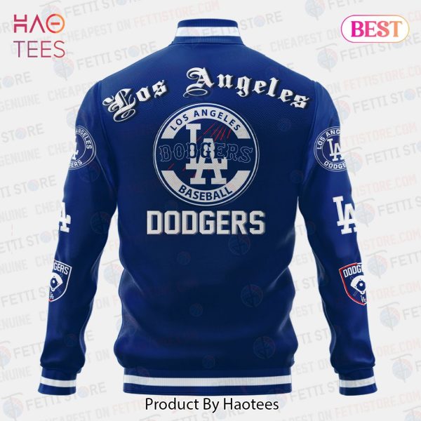 LUXURY Los Angeles Dodgers Symbol Vintage Design Varsity Jacket