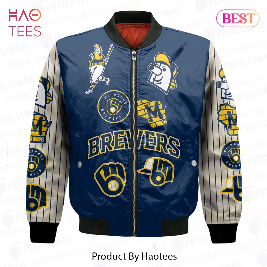 LUXURY Milwaukee BrewersMajor League Baseball 2023 Unisex AOP Bomber Jacket LUXURY Milwaukee BrewersMajor League Baseball 2023 Unisex AOP Bomber Jacket