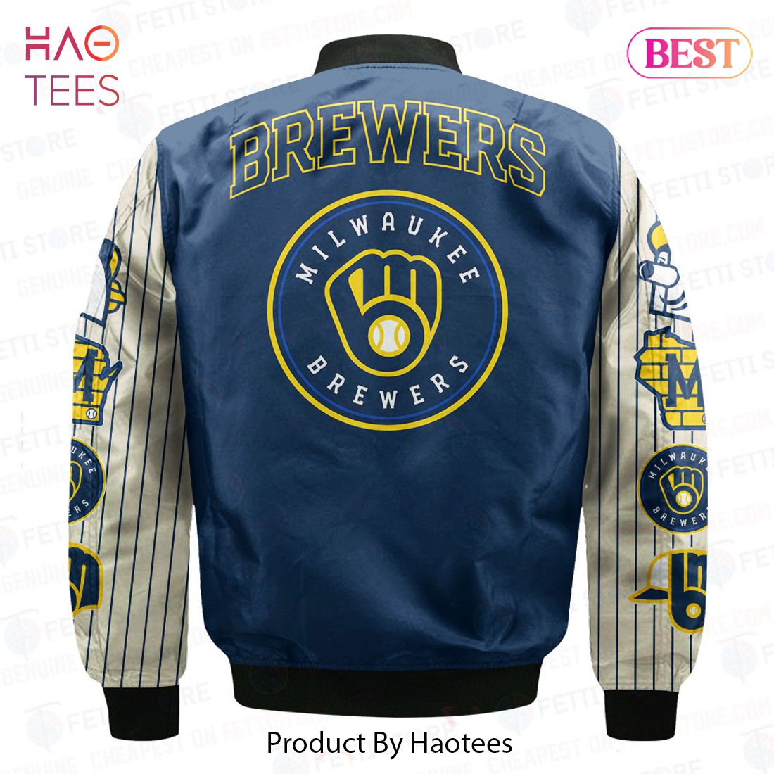LUXURY Milwaukee BrewersMajor League Baseball 2023 Unisex AOP Bomber Jacket LUXURY Milwaukee BrewersMajor League Baseball 2023 Unisex AOP Bomber Jacket