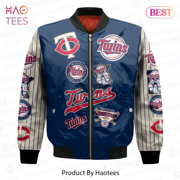 LUXURY Minnesota TwinsMajor League Baseball 2023 Unisex AOP Bomber Jacket
