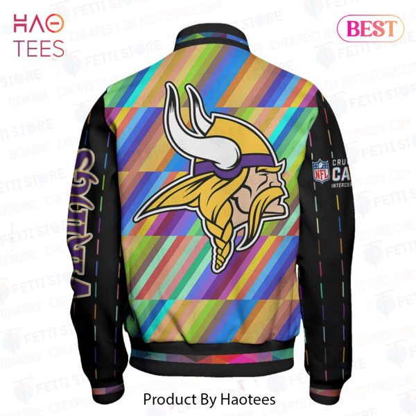 LUXURY Minnesota Vikings National Football League AOP Varsity Jacket