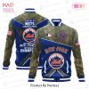 LUXURY New York Mets Major League Baseball AOP Varsity Jacket