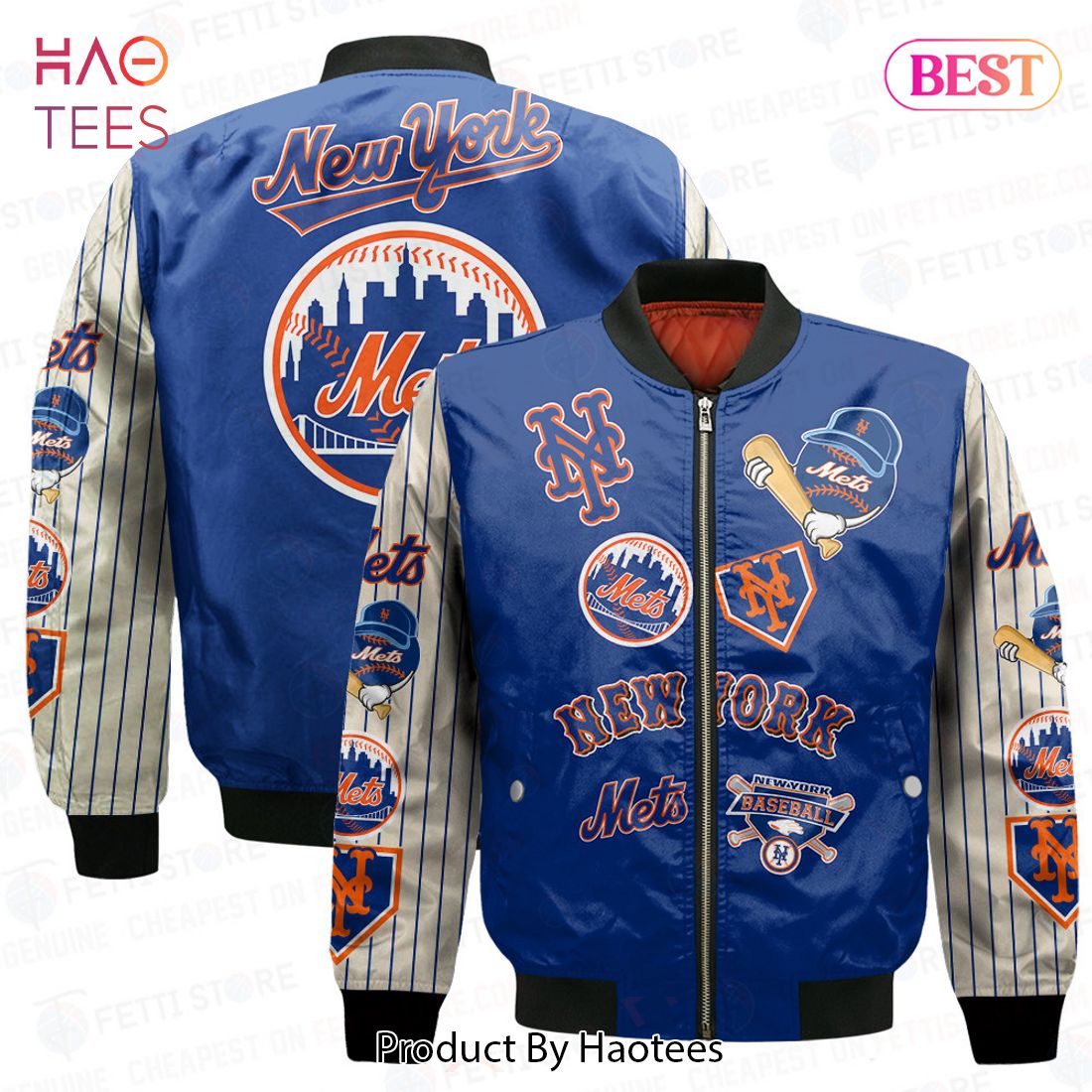 LUXURY New York MetsMajor League Baseball 2023 Unisex AOP Bomber Jacket
