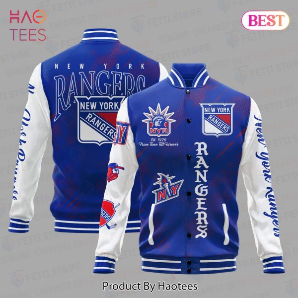 LUXURY New York Rangers National Hockey League Varsity Jacket