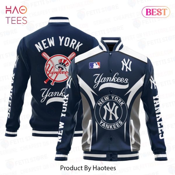 LUXURY New York Yankees Baseball Traditional Pattern AOP Varsity Jacket