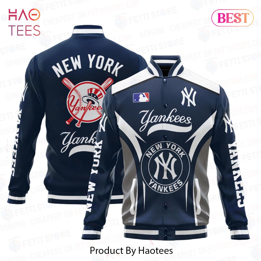 LUXURY New York Yankees Baseball Traditional Pattern AOP Varsity Jacket LUXURY New York Yankees Baseball Traditional Pattern AOP Varsity Jacket