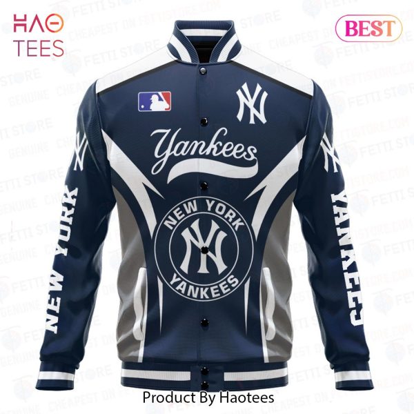 LUXURY New York Yankees Baseball Traditional Pattern AOP Varsity Jacket