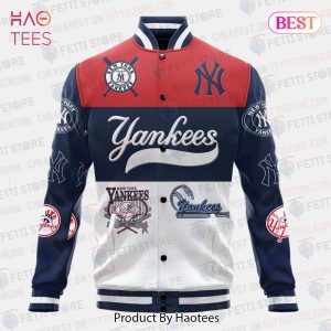 LUXURY New York Yankees Symbol Vintage Design Varsity Jacket