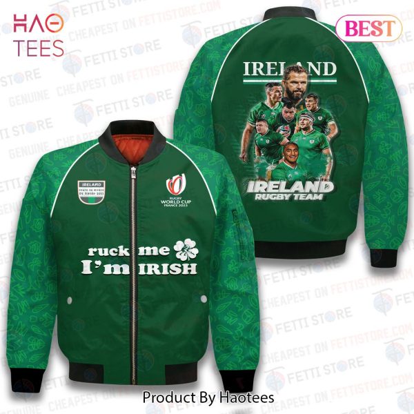 LUXURY Rugby World Cup 2023 Ireland 2023 3D Bomber Jacket