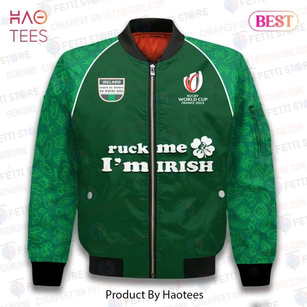 LUXURY Rugby World Cup 2023 Ireland 2023 3D Bomber Jacket