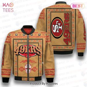 LUXURY San Francisco 49ers Classic Pattern NFL 3D Bomber Jacket