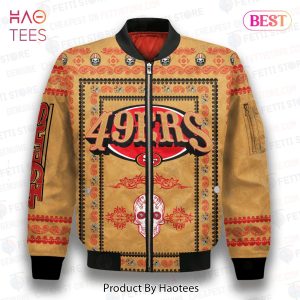 LUXURY San Francisco 49ers Classic Pattern NFL 3D Bomber Jacket
