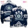 LUXURY Seattle Mariners Major League Baseball AOP Varsity Jacket