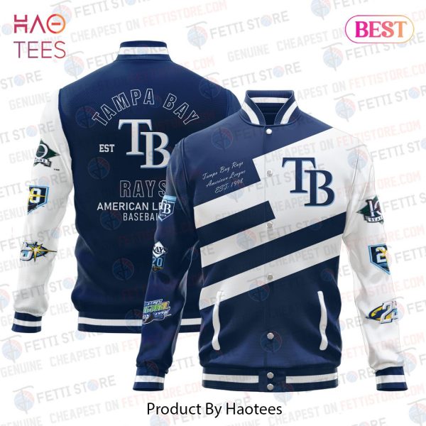 LUXURY Tampa Bay Rays American League Baseball Varsity Jacket