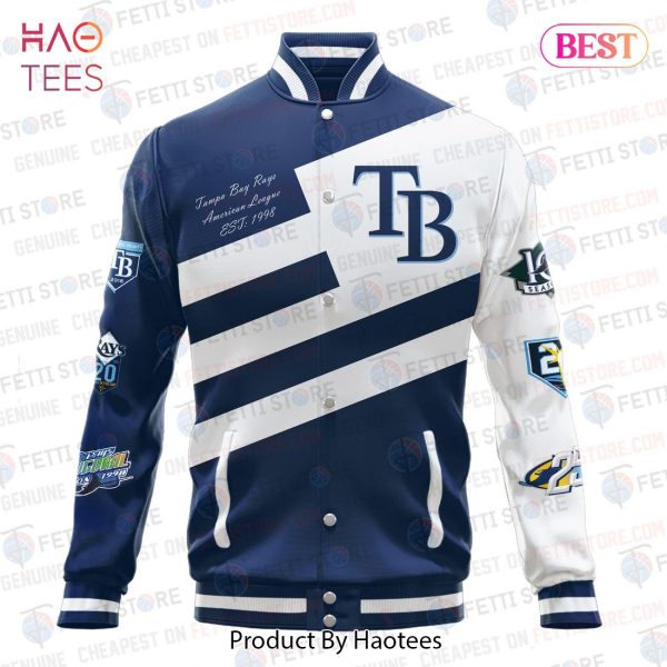 LUXURY Tampa Bay Rays American League Baseball Varsity Jacket