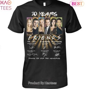 NEW 30 Years 10 Seasons Friends Thank You For The Memories Unisex T-Shirt