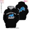 NEW Always On The Hunt Detroit Lions Hoodie