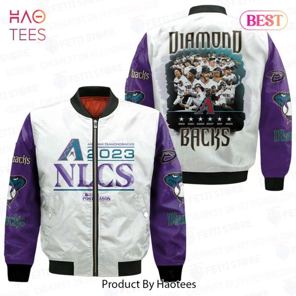 NEW Arizona Diamondbacks NLCS Postseason 2023 AOP Bomber Jacket