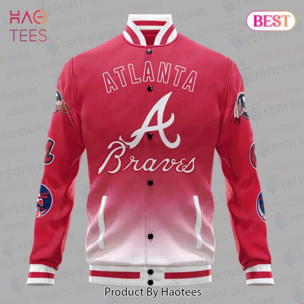 NEW Atlanta Braves 1871 Best MLB Vintage Varsity Jacket