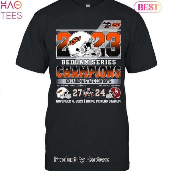 NEW Bedlam Series Champion 2023 Oklahoma State Cowboys Unisex T-Shirt