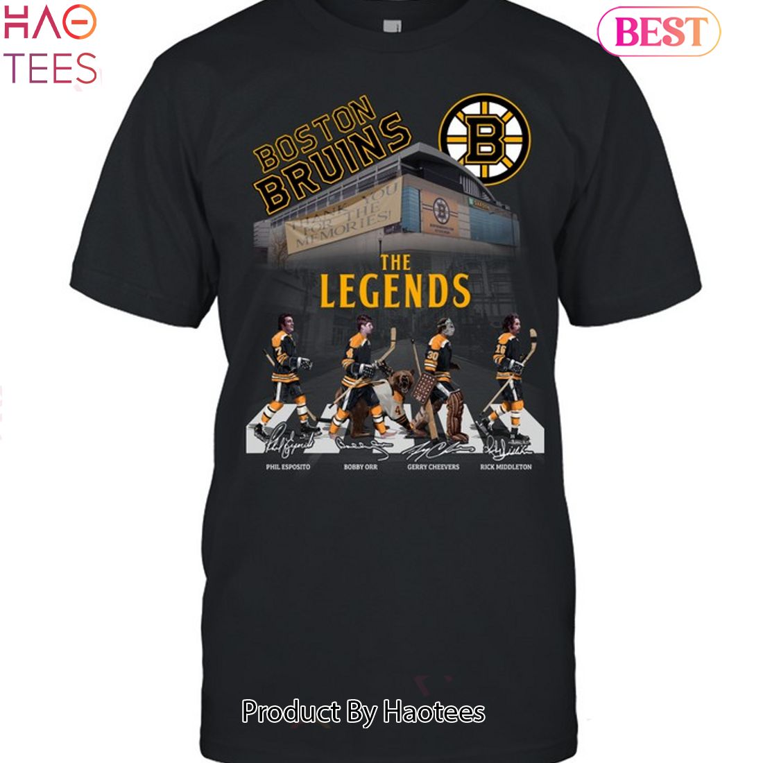 NEW Boston Bruins The Legends Unisex T-Shirt NEW Boston Bruins The Legends Unisex T-Shirt