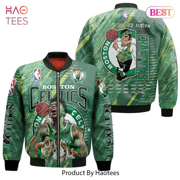 NEW Boston CelticsNational Basketball Association 2023 Unisex 3D Bomber Jacket