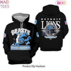 NEW Breast Of The Gridiron Detroit Lions Hoodie