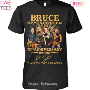 NEW Bruce Springsteen 60 Years 1964-2024 Thank You For The Memoreis Unisex T-Shirt