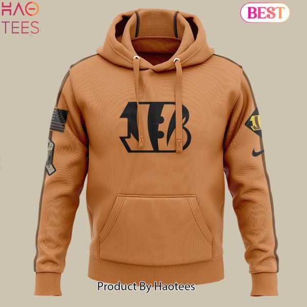 NEW Cincinnati Bengals NFL Salute To Service Veteran Hoodie