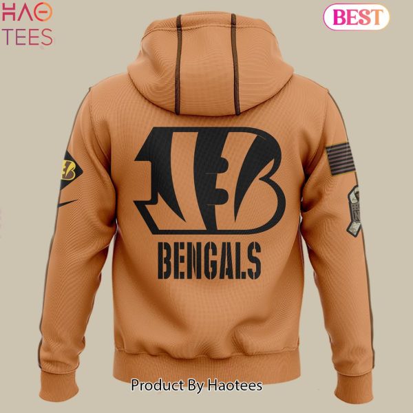 NEW Cincinnati Bengals NFL Salute To Service Veteran Hoodie
