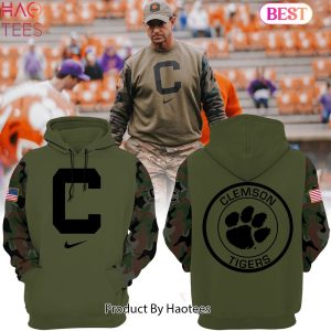 NEW Clemson Tigers Football Veterans Hoodie 2023 NEW Clemson Tigers Football Veterans Hoodie 2023