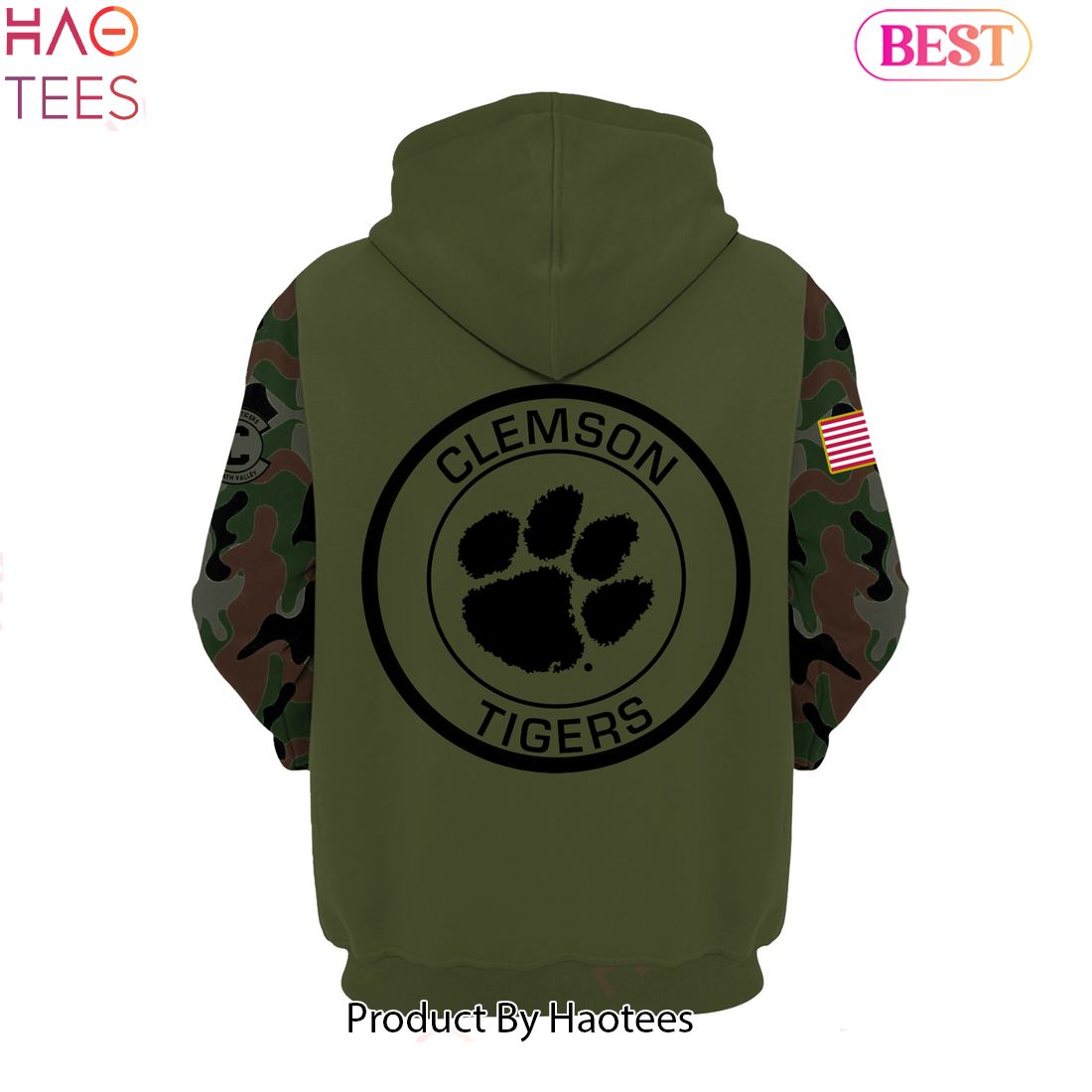 Camo 2024 clemson hoodie