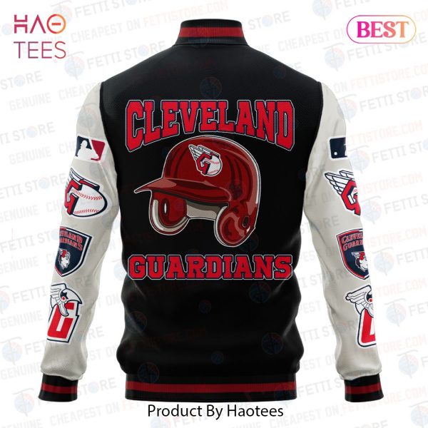 NEW Cleveland Guardians Major League Baseball AOP Varsity Jacket