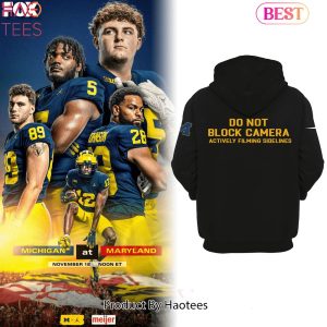 NEW Espionage Video Dept Do Not Block Camera Hoodie Wolverines Football Hoodie