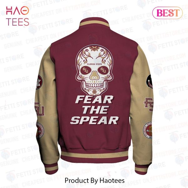 NEW Florida State NCAA Football AOP Varsity Jacket