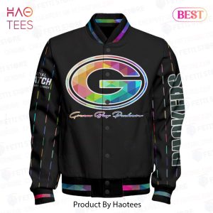 NEW Green Bay Packers National Football League AOP Varsity Jacket