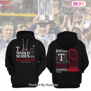 NEW Hoodie Texas Rangers World Series 2023