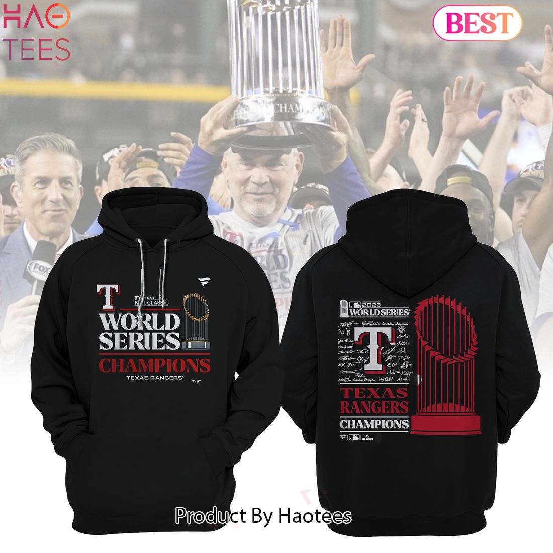 NEW Hoodie Texas Rangers World Series 2023
